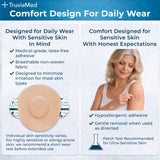 TruviaMed Waterproof Adhesive Over Patches for Dexcom G7-25 Pack Pre-Cut Skin Grips, Patch CGM Covers, Overlay Grip Cover, Sensors Tape Stickers, Overpatches Glucose Guards (Sensor Not Included)