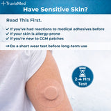 TruviaMed Waterproof Adhesive Over Patches for Dexcom G7-25 Pack Pre-Cut Skin Grips, Patch CGM Covers, Overlay Grip Cover, Sensors Tape Stickers, Overpatches Glucose Guards (Sensor Not Included)